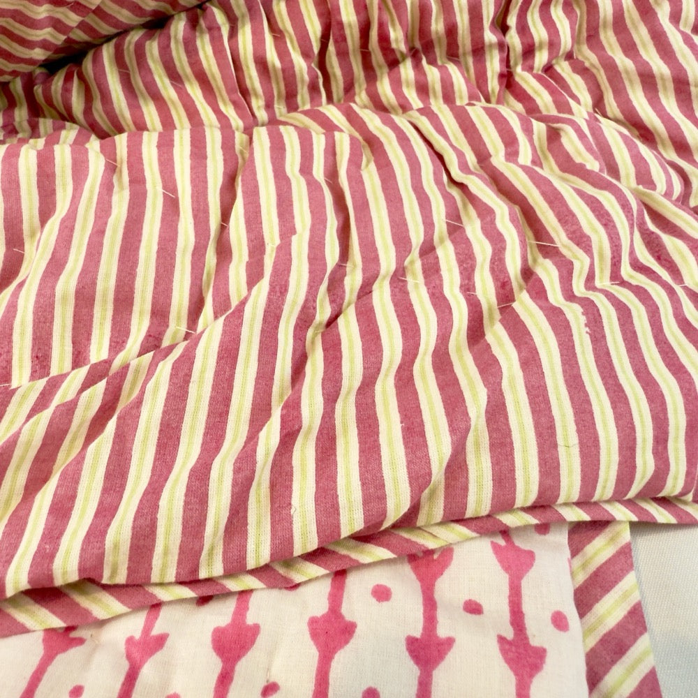 Hearts and stipe - Pink image 2