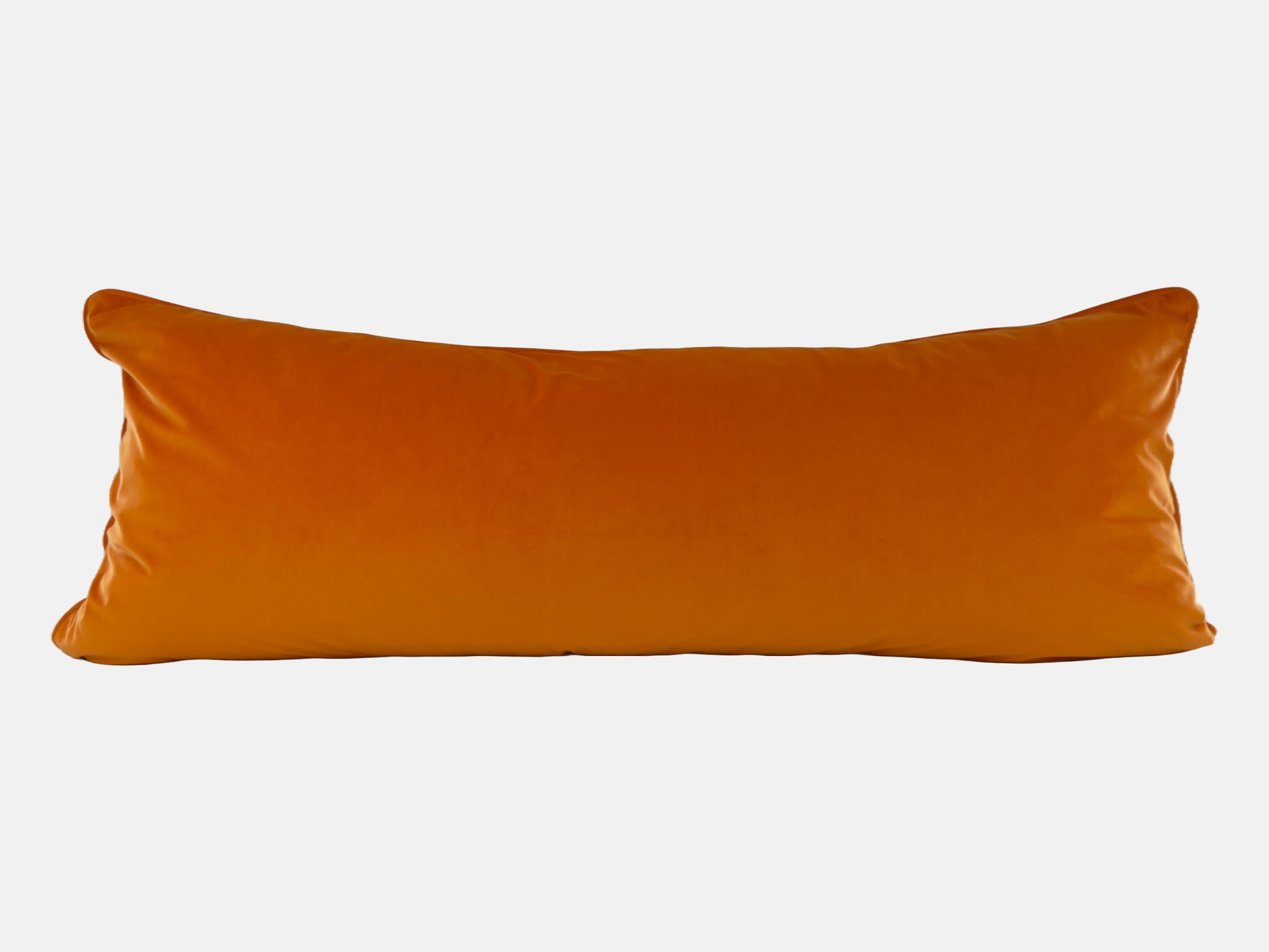 Green floral velvet  with orange velvet back image 2