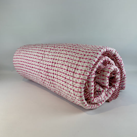 Hearts and stipe - Pink image 0